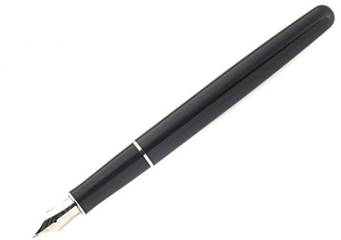 Parker Sonnet Fountain Pen with Medium Nib - Black Lacquer Chrome Trim