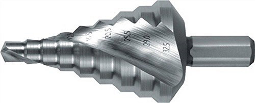 Ruko 101092 Stufenbohrer HSS, spiralgenutet mit Kreuzanschliff für metrische Kabelverschraubungen, N 15, Einfarbig