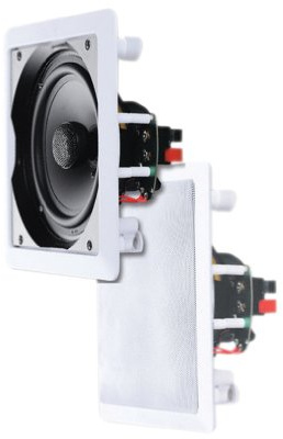 e-audio - Haut-Parleurs de Plafond e-audio Blancs 8 2 Voies (8 Ohms 180W)