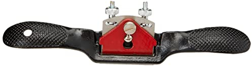 Stanley Schabhobel, runder Boden für konkave Oberflächen, genaue Eiseneinstellung dank 2 Rändelschrauben, 1-12-152