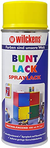 Wilckens Spraylack Buntlack Hochglanz, 400 ml, RAL 1021 Rapsgelb