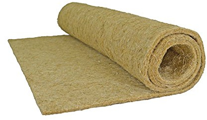 Elmato 10167 Nagerteppich Hanfmatte aus 100% Naturhanf für Nager, 120x60cm Einstreu-Ersatz, Stärke 10mm