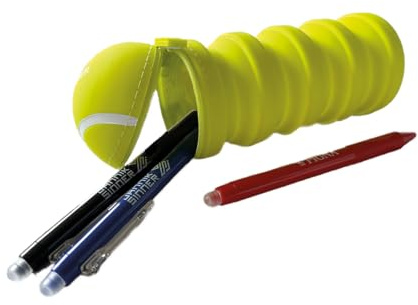 Pigna Astucci Scuola, Sinner, forma circolare ed estensibile in silicone con cerniera, Confezione da 1 pezzo