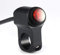 Interruttore a levetta per manubrio, 12 V 16 A, impermeabile, per moto, manubrio, fendinebbia, interruttore on/off (nero)
