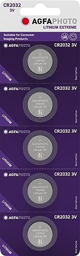 Agfa Photo Baterías - Batería de litio Cr2032 (5 unidades)