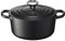 Le Creuset Cocotte Evolution de hierro fundido con tapa, Ø 18 cm, Redonda, Todas las fuentes de calor incl. inducción, 1,8 l, Negro mate