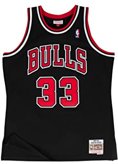 Mitchell & Ness Herren Shirt Chicago Bulls schwarz/rot/weiß XL