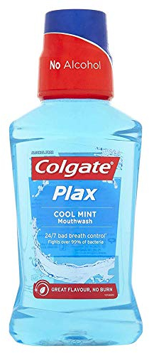 Colgate Plax Bain de bouche à la menthe fraîche avec CPC, 250 ml