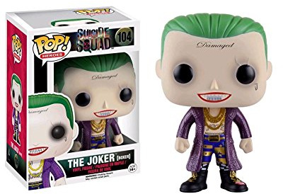 Funko FK8660 Suicide Squad Puppen- Joker Boxer Vinyl Figur 10 cm limitiert