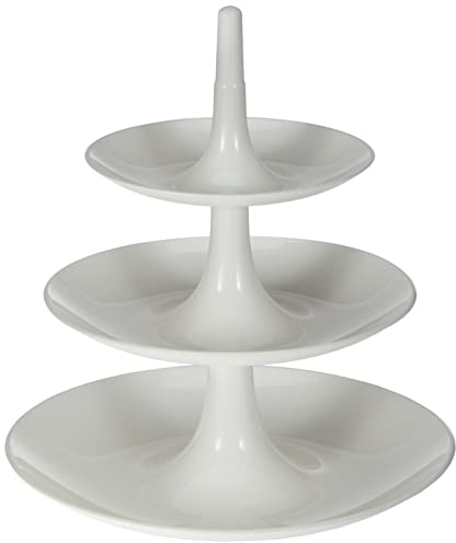 koziol étagère Babell L, thermoplastic, white, 31.4 x 31.4 x 34 cm