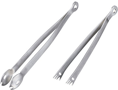 Prepworks by Progressive Vegetable Tongs, Stainless Steel - Set of 2