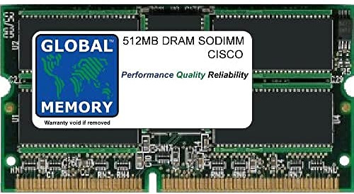 512MB DRAM SODIMM Memoria RAM para Cisco 12000 Series ROUTERS GSR LÍNEA DE Tarjeta del Motor 3 (ISE) (MEM-LC-ISE-512A)