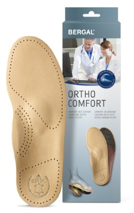 Bergal Ortho Comfort Einlegesohlen Fußbett mit echtem Leder Damen Gr. 39