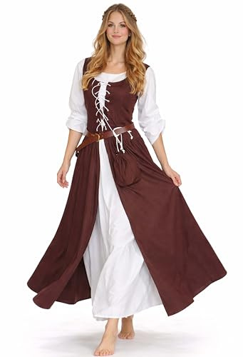 Maylynn 14261 - Costume médiéval Demoiselle Celia - 100% Coton - S