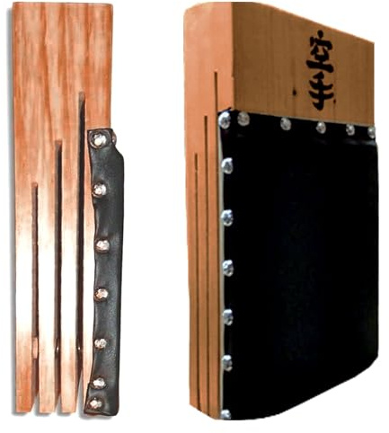 Makiwara Punching & Striking Board | Wooden Base with Foam Padding & Spring Loaded Technology | Wall-Mounted Martial Arts Training Board for Karate, Taekwondo, MMA & Muay Thai (11” x 6”)