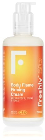 Freshly Cosmetics Body Flame Firming Cream återfuktar, stramar och tonar kroppskräm, 200 ml