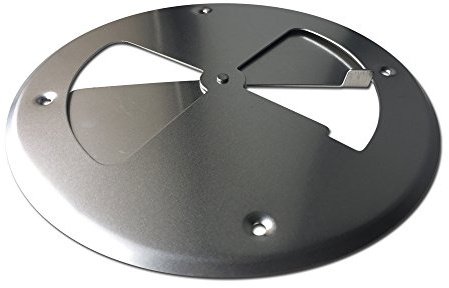LavaLock® 8 aluminum pinwheel bbq smoker pit intake blade damper vent set