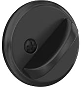Schlage B80 Single Sided Residential Deadbolt with Thumbturn from the B-Series a, Matte Black by Schlage Lock Company