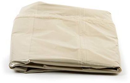 SemyTop LDPE-Regenerat Styroporsäcke, transparent, Typ 80, circa 1000 l, 1er Pack (1 x 50 Stück)