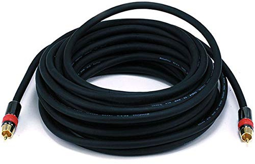 Monoprice 35ft Coaxial Audio/Video RCA CL2 Rated Cable - RG6/U 75ohm (for S/PDIF, Digital Coax, Subwoofer & Composite