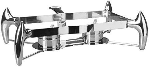 Lacor 69089 - Soporte Chafing Dish Luxe Gn 1/1 - Almacenaje Profesional | Organiza y mantiene todo a mano; diseñado para acompañarte en tus preparaciones diarias con comodidad y buen resultado