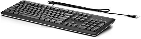 HP QY776AA USB Standard Keyboard PC/Mac, Keyboard
