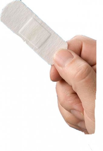 Medicalcorner24 Tiras de Yeso Papel Pintado no Tejido 72 x 25 mm Pack de 50 Yeso