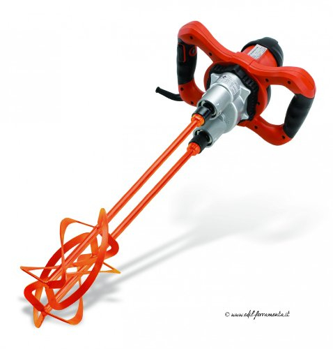 RUBI 25943 Mezclador Rubimix-9 N DUPLEX Especialmente indicado Para adhesivos cementosos y otros materiales. Potencia: 1350 W. Doble aislamiento, 240 V, Rojo