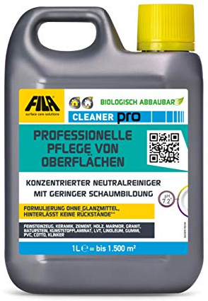 FILA Cleaner 1l neutrales Reinigungskonzentrat für Marmor, Naturstein, Terrakotta, Cotto, Holz, Laminat 1 l. für bis zu 1500 qm