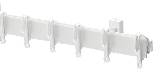 Swish Sologlyde 275cm White Plastic Wall Mounted Curtain Track
