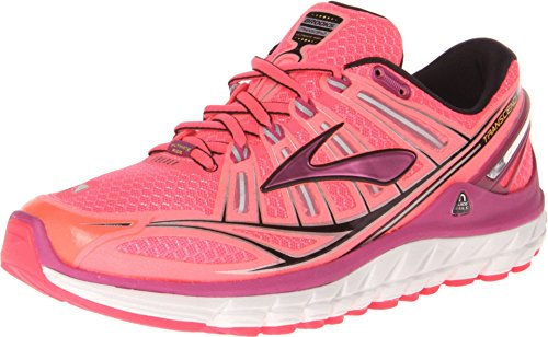 Brooks W. Transcend - - Mujer, Rosa / Fucsia / Negro, 36