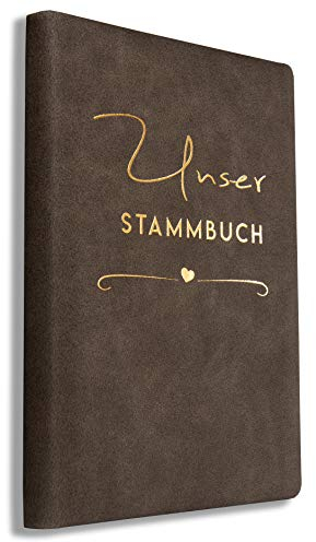 Stammbuch Leder Hochzeit Mira braun Stammbuch der Familie Standesamt
