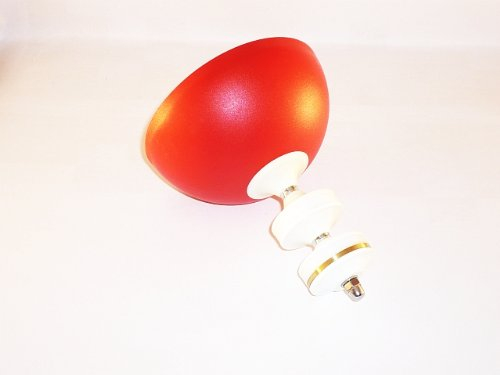 MONOBOLO Weiss mit Henrys Circus Diabolo Halbschale rot