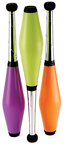 Eureka-Acrobat 52475064 - Jonglierkeulen Junior, Outdoor Spielgerät, 32 cm, 3 Stück