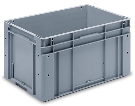 kaiserkraft FRANKEL Bac gerbable normes Europe | dim ext L x l x h 600 x 400 x 320 mm | gris