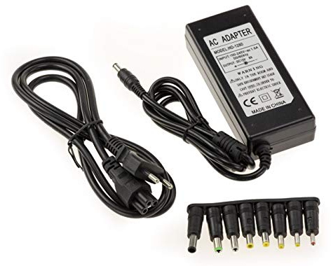 KALEA-INFORMATIQUE Alimentation Secteur 220V vers 12V DC 8A 8 Embouts | Alimentation secteur 220 V vers 12 V DC 8 A fournie avec huit embouts interchangeables.