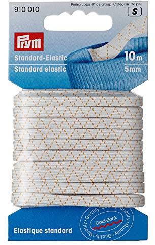 Prym 910010 - Standard-Elastic 5 mm weiß