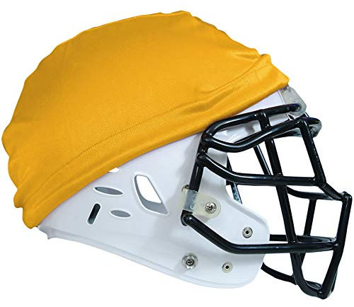 CHAMPRO Unisex FXA11GO fotbollshjälm scrimmage keps, guld, en storlek