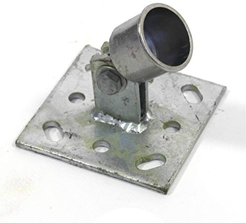 Estexo Home & Garden Strebenplatte Ø 34 mm für Bodenhülse Einschlaghülse Zaunpfosten Zaunstreben