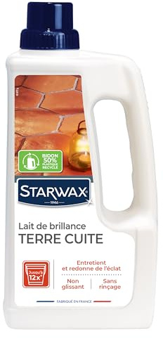 STARWAX Lait de brillance pour tomettes et terres cuites 1L