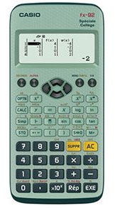 Casio FX92 College 2D+ Poche Calculatrice Scientifique Vert Calculatrice - Calculatrices 10 Chiffres, 5 Lignes, Batterie/Pile, Vert)