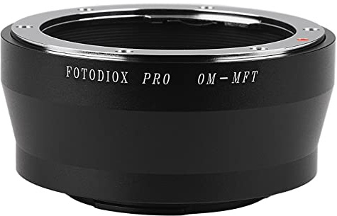 Fotodiox Pro Lens Mount Adapter, 35mm Olympus Zuiko Lens to Olympus and Panasonic Micro Four Third (MFT) Cameras, OM-M4/3 Pro