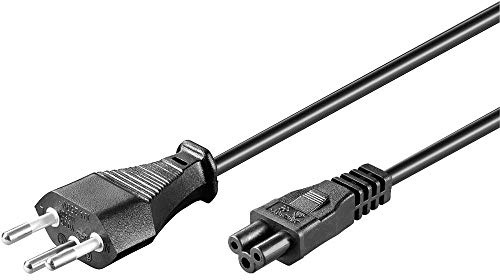 Goobay 93960 Netzanschlusskabel Schweiz, 1, 8 m, Schwarz