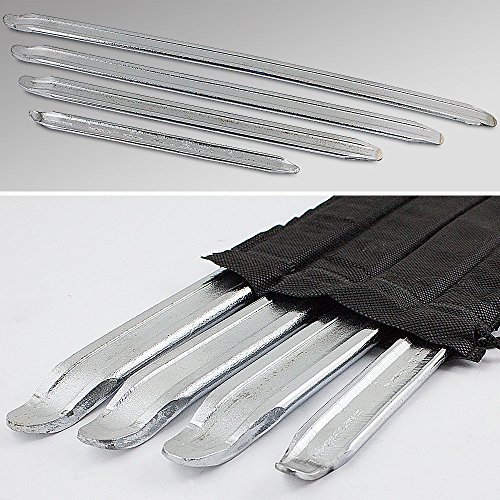 MS-Point BITUXX® 4er Set Reifen Montiereisen Satz Reifen Montierhebel Reifenmontage Montagehebel 600mm - 500mm - 400mm - 300mm