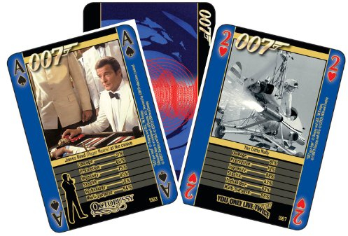 Cartamundi James Bond | 4-in-1 Guns and Gadgets Playing Cards | Complete the Mission with James Bond, 10.00.18.925
