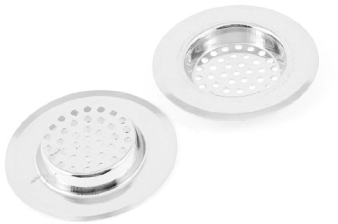 sourcing map 65mm Dia Bath Water Drain Stopper Disposal Sink Basin Strainer 2 Pcs