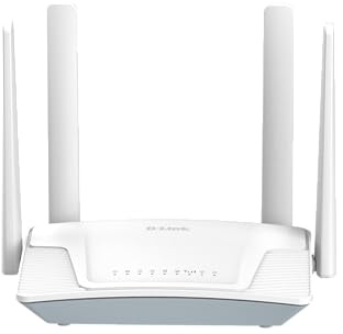 D-Link G403C/B 4G N300 Wi-Fi Router with Download Speeds Up to 150Mbps, WPA3 Security, Fast Ethernet LAN Ports, LTE/WAN Failover, Unlocked for All Networks