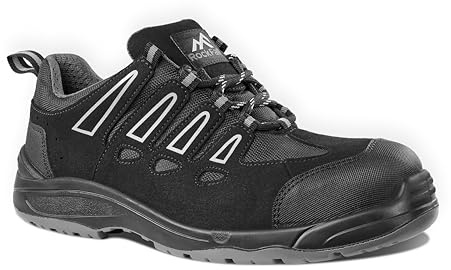 Rock Fall Alaska Freezer Safety Boot FibreGlass Toe Cap Safety Boot Black Unisex, Waterproof and Cold Insulated Safety Boots, SRC Slip Rated Work, Heat Resistant Outsole UK 6