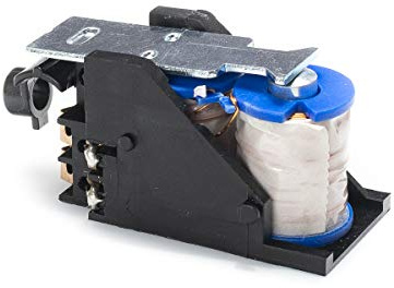 CISA 107118002, Gruppo Bobina per Serratura Elettricaa serie 1116XX e 1117XX, Tensione 12V ca, Mano Sinistra, Supporto in Nylon Nero