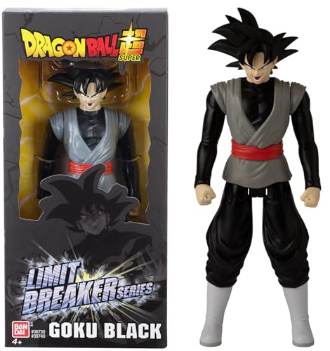 Bandai – Dragon Ball – Figurina gigante Limit Breaker – Black Goku – Figurina articolata Black Goku – Giocattolo per bambini 4 anni e + – 36740